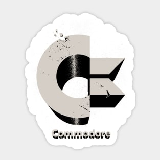 Commodore Retro Logo Sticker